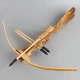 Mudingding Bow and Arrow Archery Novice Athletic Suit Hunting Shooting Sports Wooden Arrow Army Fan Supplies Send 3 Arrows