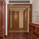 Xiangshang Pavilion Crystal Bead Curtain Peachwood Gourd Five Emperors Copper Coins No Punching Bedroom Door Curtain Entrance Partition Aisle Toilet Hanging Curtain 25 Curved Curtains (Suitable for 0.8-1 Meter Width)