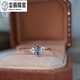 Chen Ru Iris Japanese niche small fresh retro literary tanzanite zircon marquise ring s925 silver gold-plated gold Hong Kong No. 10/Yomei No. 5