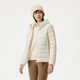 Tambor 2025 Autumn New Thin Down Jacket Women's Hooded Comfortable Short Slim Lightweight Winter Jacket 310218D Light Cloud White XS