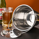 CLITON stainless steel creative ice bucket with handle red wine beer champagne ice cube bucket champagne bucket bar ktv curling