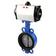Cloud Cloud Pneumatique Valve de papillon D671X-16Q Vanne de serrage en acier inoxydable DN50 65 80 100 150 250 300 Plaque ductile DN125