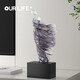 Olai Home Ancient Style Spring Breeze Phantom Character Art Ornament High-end Sculpture Living Room Study Entrance Wine Cabinet Home Accessories YZ Spring Breeze Phantom Girl-Ink Color