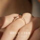 Happy diamond black diamond ring for women 18K gold black diamond diamond ring proposal wedding ring for girlfriend birthday gift 18K rose gold 1 carat black diamond