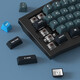 Keychron Q8Pro mechanical keyboard customized keyboard Bluetooth keyboard ergonomic keyboard dual-mode connection QMK/VIA open source modification aluminum lump Q8Pro RGB hot-swappable shaftless keycap knob version gray
