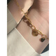 Wenying LUCK lucky gold bracelet women's 999 pure gold love brand chain bracelet ins style temperament 24K bracelet lucky