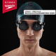 Speedo can customize left and right anti-fog myopia swimming goggles with different degrees of myopia for swimming training, black/smoke gray 250 degrees