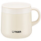 TIGER thermos cup stainless steel double-layer vacuum office coffee mug MCI-A28C-C milky white 280ml