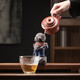 Yuxuan purple sand peeing boy tea pet water spray ornaments boutique creative little monk can cultivate tea art tea tray tea set accessories new peeing boy---Yuan