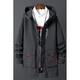 Kaduton M-8XL Fat Extra Large Size Men's Windbreaker Spring and Autumn Extra Fat Extra Large Medium-Length Coat Fat Guy Extra Large Loose Coat Black 7XL Recommendation 230-250Jin Jin is equal to 0.5 kg