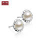 Chow Tai Fook 925 silver pearl stud earrings AQ32799