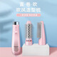 Panasonic curling iron hair straightening comb, straight curling and blowing, three-in-one hair styling device, comb, overheating protection, long-lasting styling, no damage to hair, hair dryer, original imported EH-KA23, straight curling and blowing, three-in-one hair styling device, pink EH-KA23