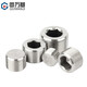 Guwanji 304 stainless steel hexagonal plug outer wire NPT pipe oil plug RC bulk head screw plug G1 inch 2 points 3 points 4 points 6 points PT1/2 (4 points) 1 piece