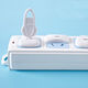Children's socket protective cover, baby's anti-electric shock protector, baby's anti-electric plug, insulated power switch, safety plug, plug, anti-child wiring board, safety lock seal cover, row plug, handle socket protective cover, 10 pieces (2 holes 5 pcs + 3 holes 5 pcs)