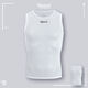 Sweat-wicking shirt, sweat-absorbent cycling vest underwear, men's road bike base layer shirt, long short sleeve, white vest 3XL/4XL (90-100KG)