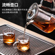 Tiannan brothers glass teapot tea water separation tea cup high temperature resistant thickened tea set household kettle single pot teapot thickened high borosilicate single pot 550ml tea making