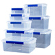 Erisi kitchen rectangular large capacity commercial seal plastic fresh-keeping box refrigerator thickened storage box 1.5L] seal 9906 [23*15.5*7.5cm