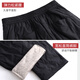Flying in the Snow Down Pants Women's Outerwear Straight Mother Winter Thick Loose Large Size Wide Leg High Waist Warm Harbin Goose Down Cotton Pants Full Pants White Goose Down - Lightweight and Warm (Regular Style - Black) Suitable for 161cm and above 3XL 140-160Jin Jin is equal to 0.5 kg