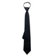 MANIYADAISHU Formal Wear Business Professional Wedding Groom Korean Style Lazy Zipper Style Hands-Free Knot Tie Groomsmen Black (Gift Box) for Men and Women