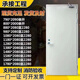 Qinkai Fire Door Factory Direct Sales Steel Stainless Steel Class A Class B Fire Safety Steel Wooden Engineering Customization The following products are not left-hand opening