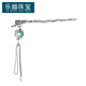 LEMIAO national style tassel hairpin new Chinese style gradient dark green dragon pattern hairpin national trendy hair accessories hairpin detachable earrings bamboo section