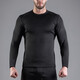 Longya B2 level thermal functional crew neck shirt PRO version autumn and winter outdoor thermal underwear tops for men, Extreme Night Black S (Height 175 Weight 135-155 Jin Jin equals 0.5 kg)