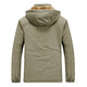 Veste pour hommes JP plus veste décontractée à capuche chaude en velours 689 8689 Green militaire 4xl-190