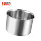 Helper Extra Thick 304 Stainless Steel Seasoning Jar with Lid Flavor Cup Seasoning Cylinder Commercial Seasoning Jar Buffet Seasoning Box Jar Thickened Seasoning Cylinder 12cm