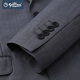 Goldlion suit men's new autumn and winter machine washable wool business formal jacket groom's wedding suit gray-58 56 A suit