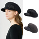 Maria Gucci all-match peaked cap with face, small top hat, warm wool hat, female modern girl 6QQ353199 black