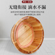 Lei Guo Wood Industry fragrant fir 16cm round edge children's face wash foot bath wooden bucket foot bath small wooden basin women's washing wooden basin butt washing basin small wooden basin