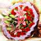 Huayiwan Flowers delivers in the same city, a bouquet of roses and lilies to express love, a birthday gift for your girlfriend, wife, best friend, and a birthday gift from flower shops across the country. 33 red roses and 9 pink lilies bouquet. Delivery in the same city nationwide. Leave a message for the date of flower delivery.