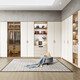 Oppein customized wardrobe Whole house customized Hong Kong style light luxury storage cloakroom TV cabinet wine cabinet entry cabinet Blanca 10 square meters custom cabinet package price