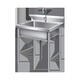 Commercial stainless steel sink single double three slots with bracket kitchen sink wash basin wash basin sink household 50*50*80cm single slot economical model