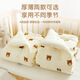 Bei Qichu Baby Quilt Pure Cotton Newborn Quilt Kindergarten Baby Spring and Autumn Nap Quilt Universal Small Quilt for All Seasons Cream Printed Quilt - Slow Bear 100*120cm Autumn and Winter Style