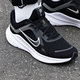 Nike (NIKE) road running shoes men's shoes 2025 winter new sports shoes QUEST 5 lightweight mesh shock-absorbing casual shoes DD0204-001 black metallic silver 41