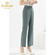 Giovanni casual pants for women in summer thin flared pants to make them look slim and loose in the mall. EI2F838 graphite black XL