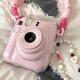 Fuji (FUJIFILM) Polaroid mini12 mini11/7/9 upgraded model, photo paper, one-shot imaging camera, birthday gift, Mini12 light cherry pink (ready in stock), official standard + Ins style photo frame + photo album + crystal case
