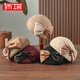 Buta autumn and winter wool beret retro woolen hat women's winter new big bow retro temperament beret hat burgundy