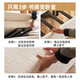 Mugongjiang estilo crema de crema Sofá Sofá Cama de doble uso Pequeño apartamento Multifunción Sofá Balcón de balcón de 0,86 m Cama de sofá [Fleece de seis a prueba] [Estilo de esponja]