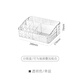 Buxinju Transparent Acrylic Cosmetics Storage Box Dust-proof Covered Desktop Dressing Table Skin Care Product Storage Rack Divider Box/Transparent Silver Can be stacked with drawers