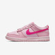 耐克（NIKE）Dunk Low GS粉色 大童/女款 潮流复古低帮休闲板鞋 DH9765-600 36.5