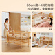 LINSY KIDS Lin's home crib spliced large bed all solid wood bed multi-functional removable baby bed LS535 crib (0.6*1.2) + mattress