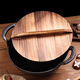 Baijie fir pot lid household wooden pot lid solid wood lid round wok lid large pot lid water tank lid 32cm