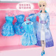 Ozhijia Doll Princess 3D Real Eyes Fashion Dress Up Doll Set Gift Box Children's Toy Girl Birthday Gift YSN.6398-60
