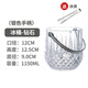 Duowu Acrylic high-value household commercial plastic ice bucket bar ktv internet celebrity small ice bucket beer whiskey bucket diamond crystal ice bucket 1150ML + stainless steel ice clip