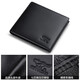 
Seven Wolf genuine leather wallet for men's short top leather wallet high-end mahogany gift box Father's Day gift practical for dad black short (can be placed on the driver's license)