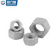 Guwanji GB6170 hot-dip galvanized nut hexagonal nut 8.8 grade high-strength hot-dip galvanized reamed screw cap accessories complete list blue zinc-8 M4 100 pieces