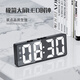 Compas Creative LED Large Screen Clock Luminous Electronic Alarm Clock Living Room Bedroom Table Clock Student Alarm Clock 810 Black