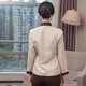 FUMANLUN has a 100% favorable rating for women's cleaning clothing set, autumn and winter long-sleeved hotel property attendant work clothes, cleaning women's beige long-sleeved single top 3XL (recommended 130-140 Jin Jin equals 0.5 kg)